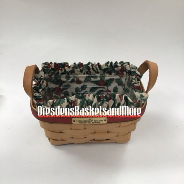 Longaberger 1993 Holiday "Basket of Thanks" Combo SIGNED*