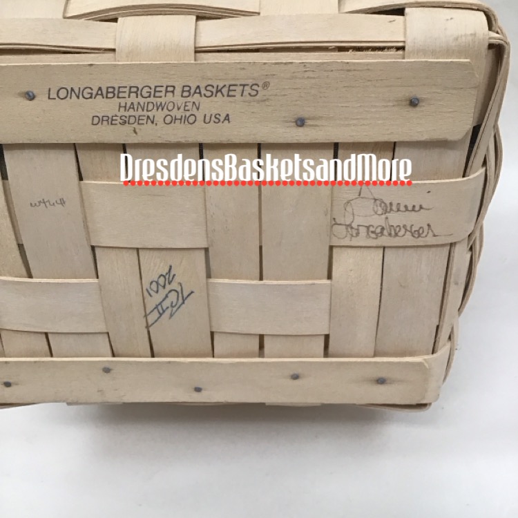 Longaberger April 2001 Partnering For Success Award Basket Set SIGNED*