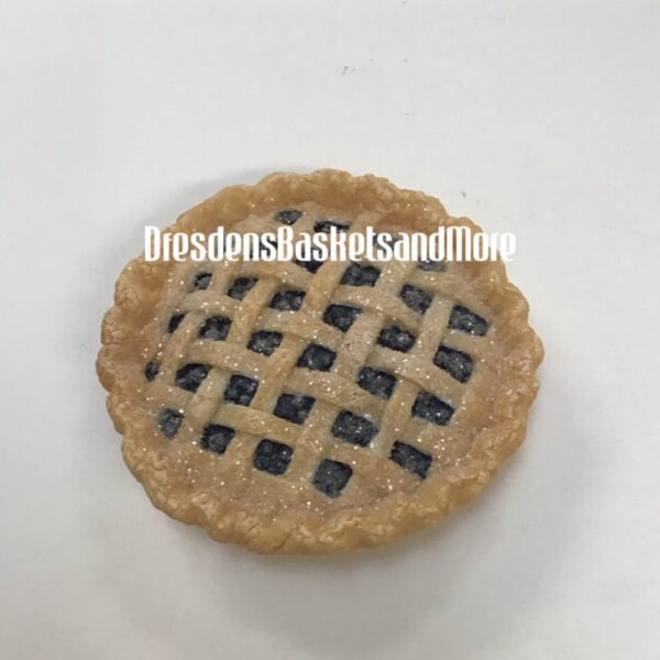 Longaberger Miniature Faux Blueberry Pie