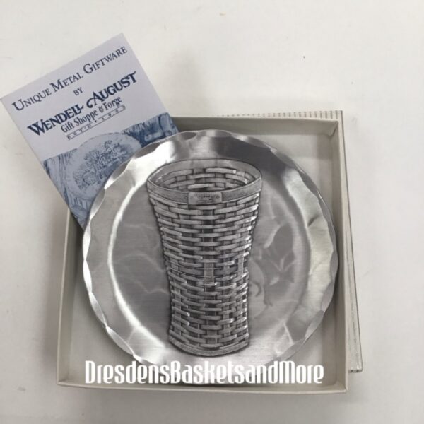 Longaberger Award Umbrella Basket Silver Plate NIB
