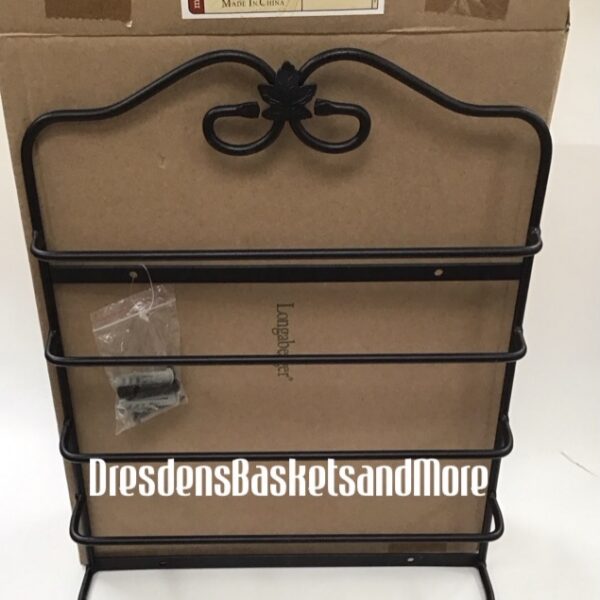 Longaberger WI Magazine Rack NIB