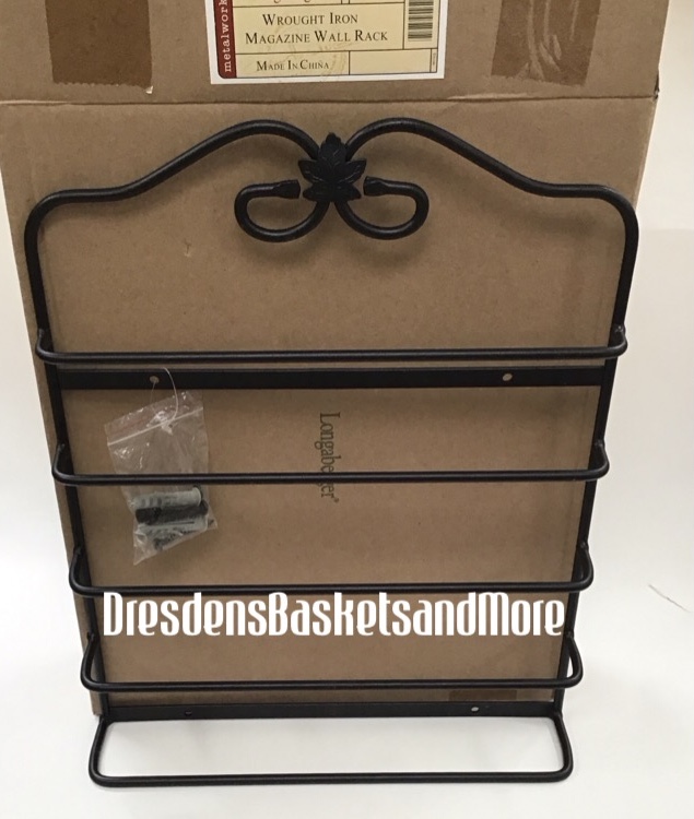 Longaberger WI Magazine Rack NIB
