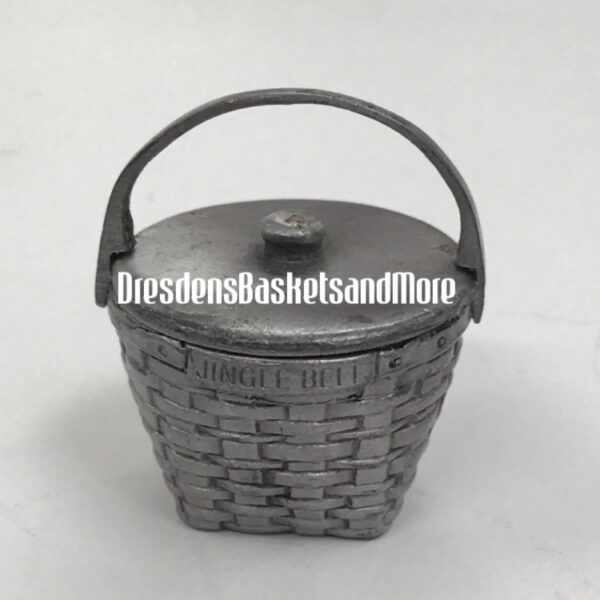 Miniature Pewter 1994 Longaberger Jingle Bell Basket
