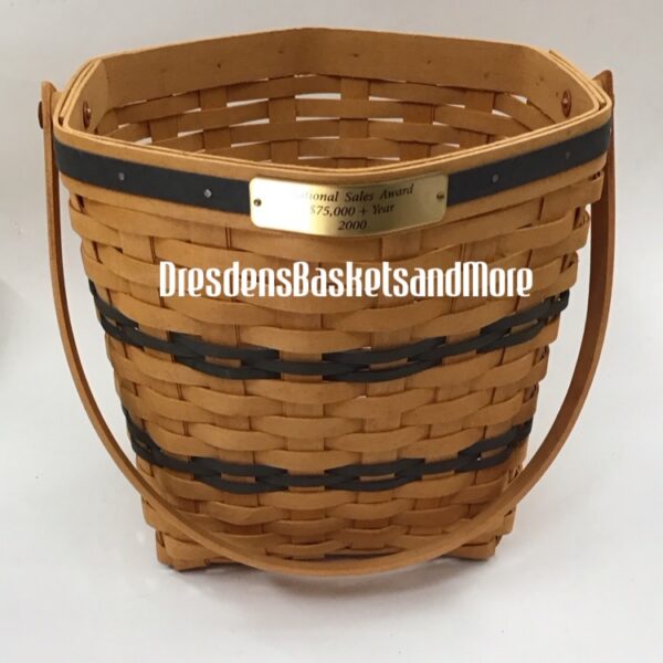 Longaberger 2000 National Sales Award Level 3 Basket SIGNED