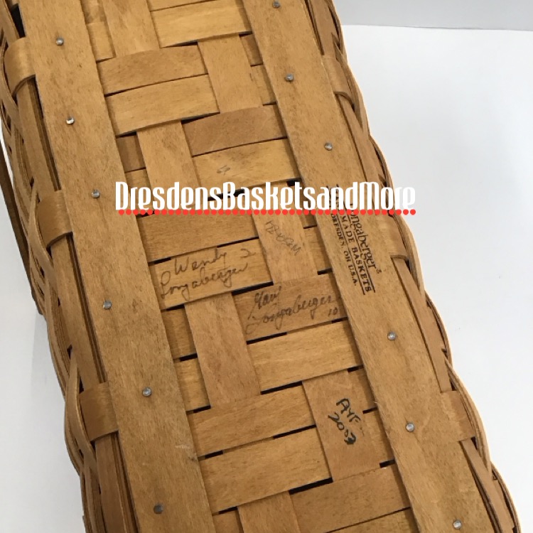 Longaberger 2003 Collectors Club Membership Basket Combo SIGNED