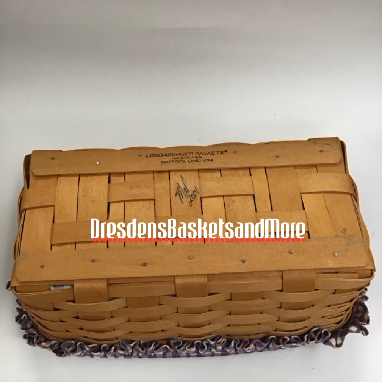 Longaberger 2001 Long Tissue Basket Combo*