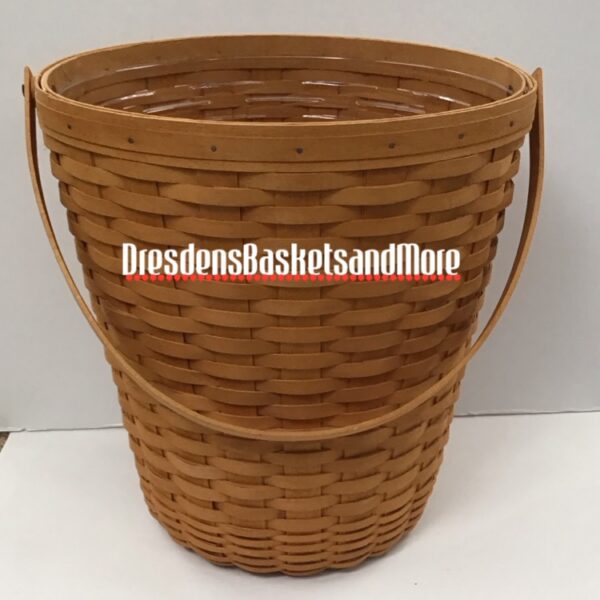 Longaberger 1999 Hostess Bankers Waste Basket w/ Protector*