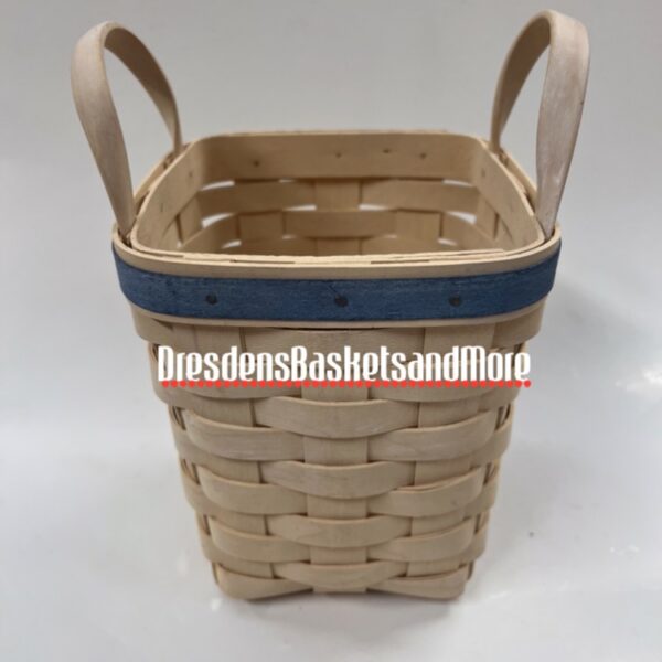 Longaberger Whitewashed Blue Prototype Signed by Jeff Longaberger