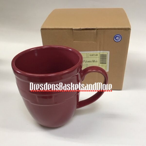 Longaberger Paprika Jumbo Mug NIB