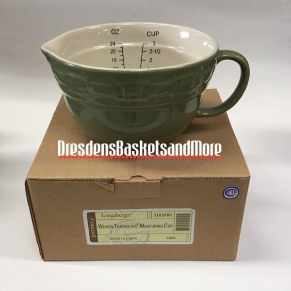 Longaberger Sage Measuring Cup NIB