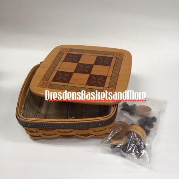 Longaberger 2001 Fathers Day Tic Tac Toe Basket Set*