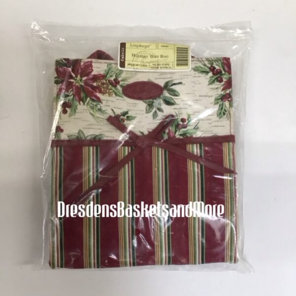 Longaberger 2007 Holiday Gift Bag NIP