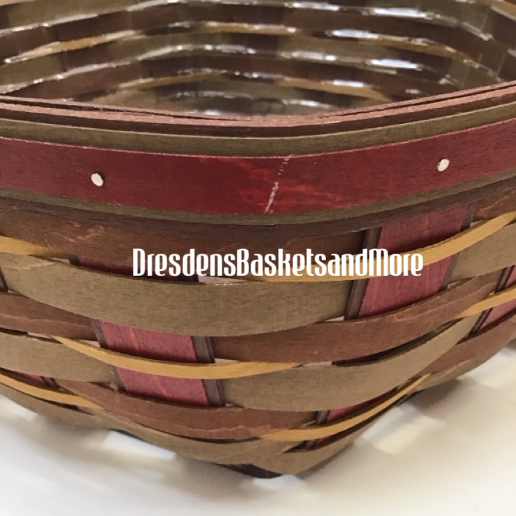 Longaberger 2011 Crimson Hill 14” Generations Basket w/ Protector*