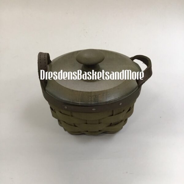 Longaberger American Work Olive Booking Basket Set