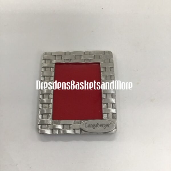 Pewter Magnet Longaberger Photo Frame