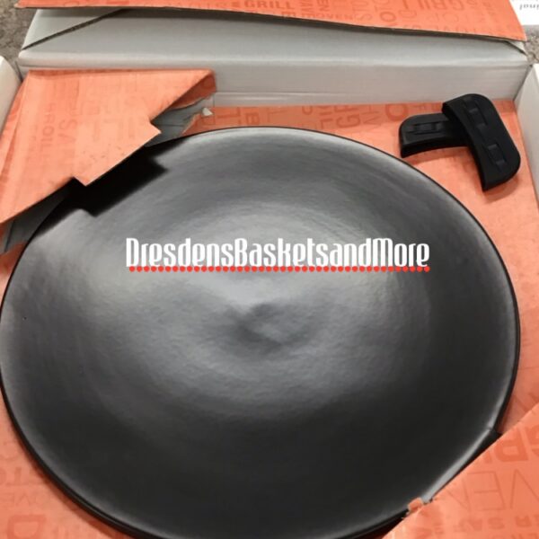 Longaberger Flameware Pizza Stone Ebony NIB