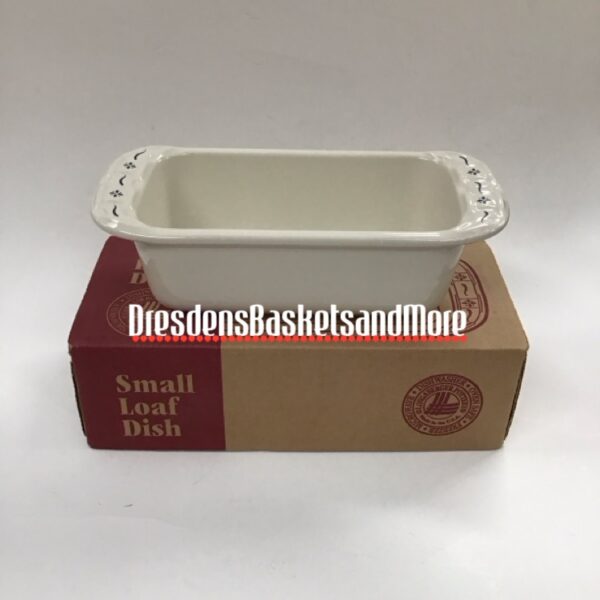 Longaberger Classic Blue Small Loaf Dish NIB*
