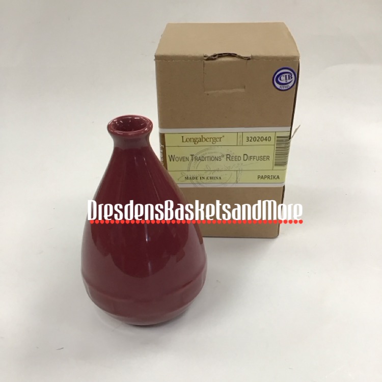 Paprika Reed Diffuser Longaberger Woven Traditions NIB