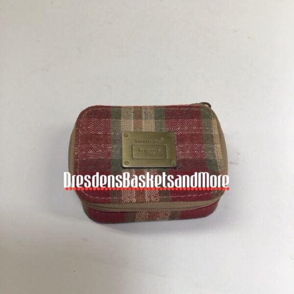 Pill Case Longaberger Orchard Park Plaid