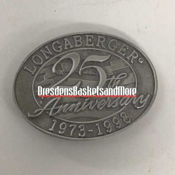 Pewter Longaberger 25th Anniversary Magnet