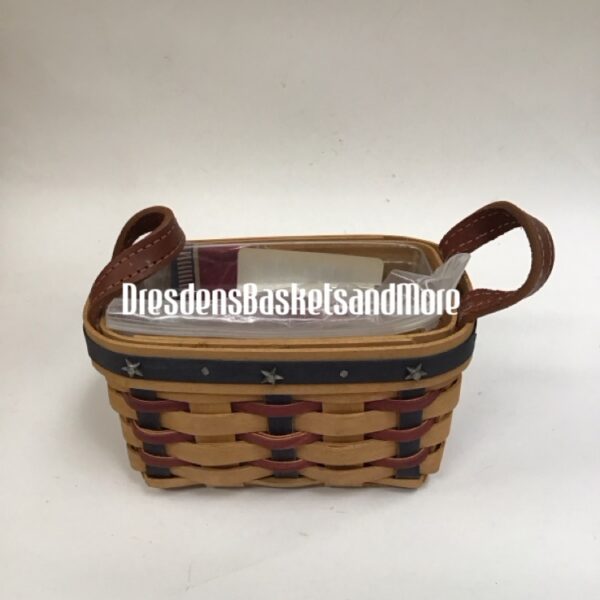 Longaberger 2003 Proudly American Salt & Pepper Basket Combo