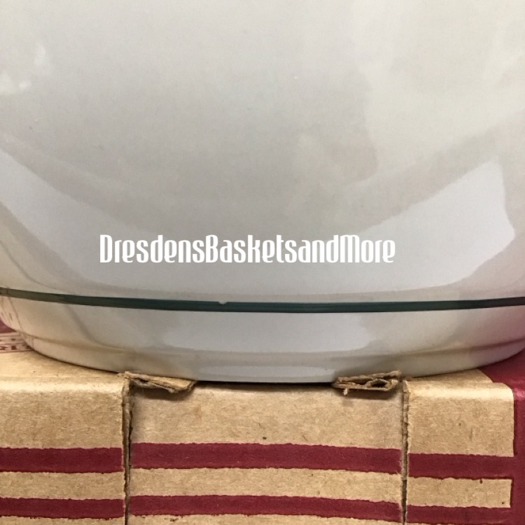 Longaberger Heritage Green Large Mixing Bowl NIB*