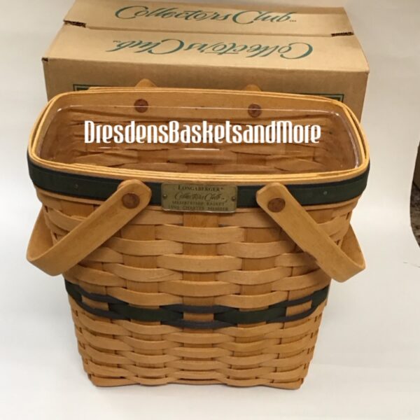 Longaberger 1996 Collectors Club Charter Membership Basket w/ Protector NIB*