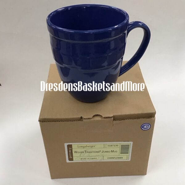 Longaberger Cornflower Jumbo Mug NIB