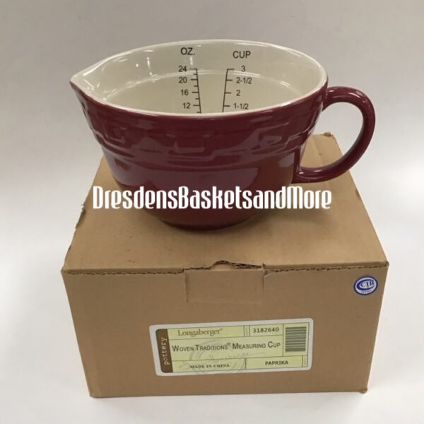 Longaberger Paprika Measuring Cup NIB
