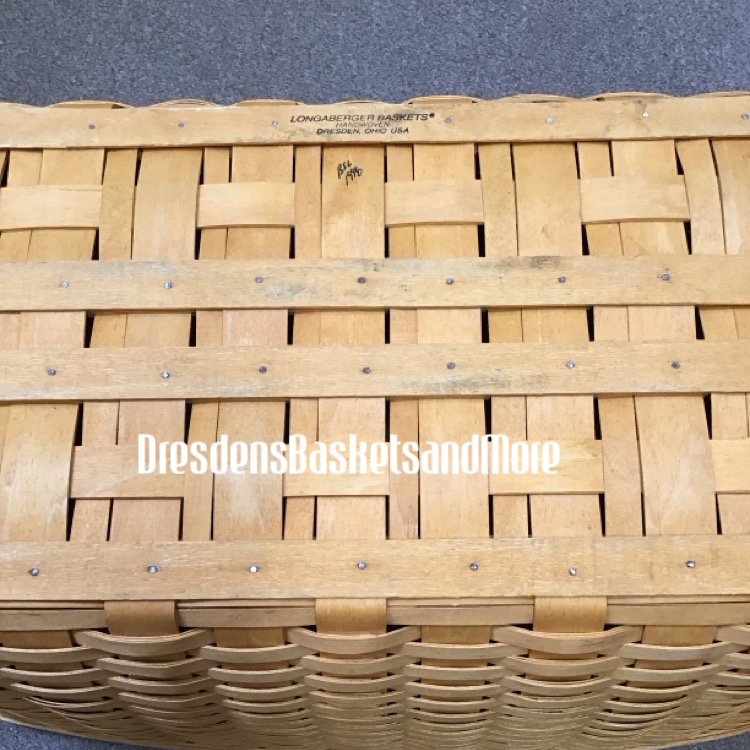 Longaberger 1998 Hostess Hope Chest Basket w/ Protector & Woodcrafts Lid*