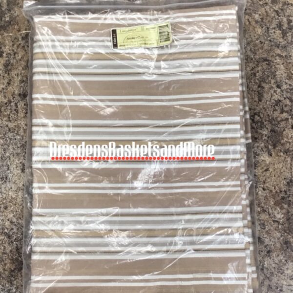 Longaberger Washed Linen Shower Curtain NIP