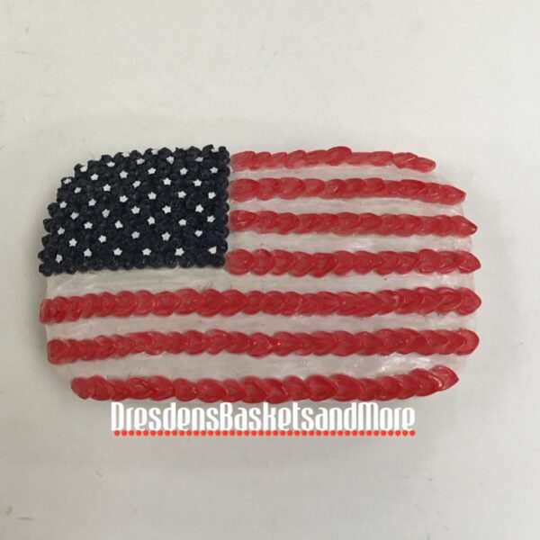 Longaberger Miniature American Flag Cake