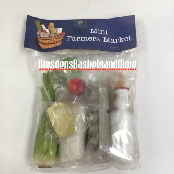 Longaberger Miniature Farmers Market Groceries NIB