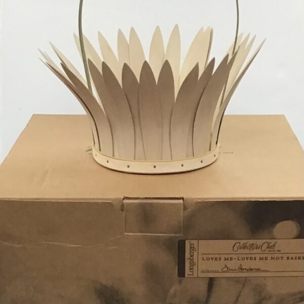 Longaberger 2007 Loves Me - Loves Me Not Basket NIB