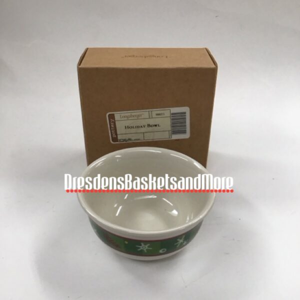 Longaberger Holiday Dip Bowl NIB