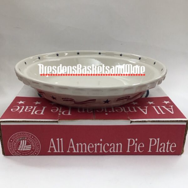 Longaberger All American Pie Plate NIB