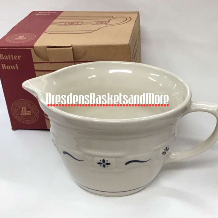 Longaberger Classic Blue Batter Bowl NIB