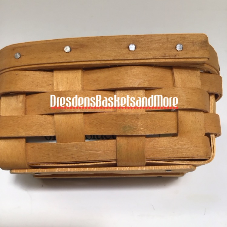 Longaberger 1998 Business Card Basket w/ Protector*