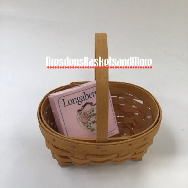 Longaberger 1999 Horizon of Hope Basket w/ Protector & Tie On