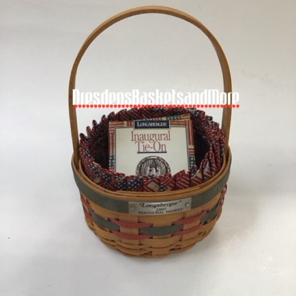 Longaberger 1997 Inaugural Basket Combo w/ Tie On*