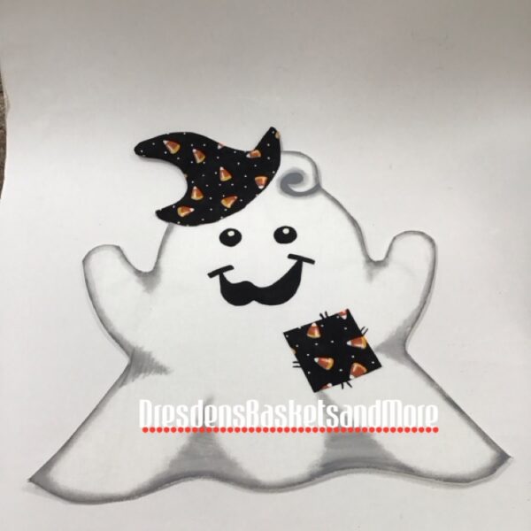 Ghost For The Large Wrought Iron Snowman Candy Corn