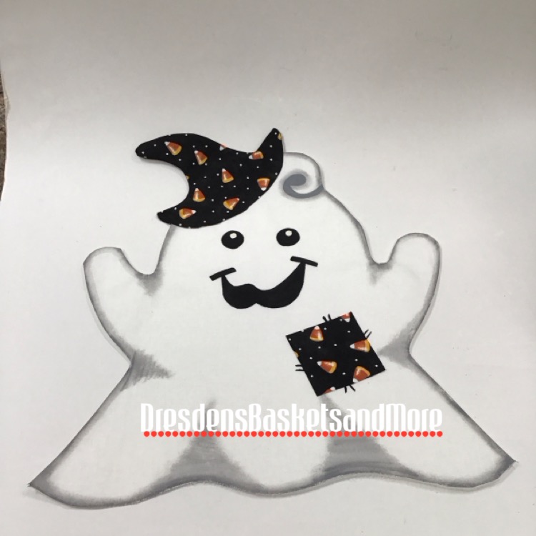 Ghost For The Large Wrought Iron Snowman Candy Corn