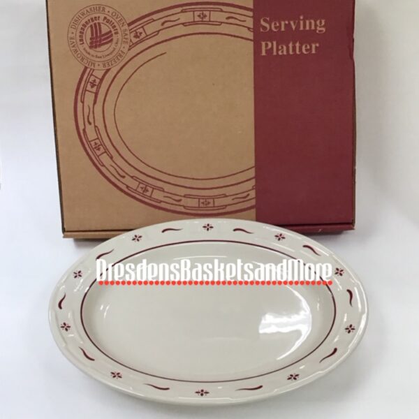 Longaberger Traditional Red Serving Platter*