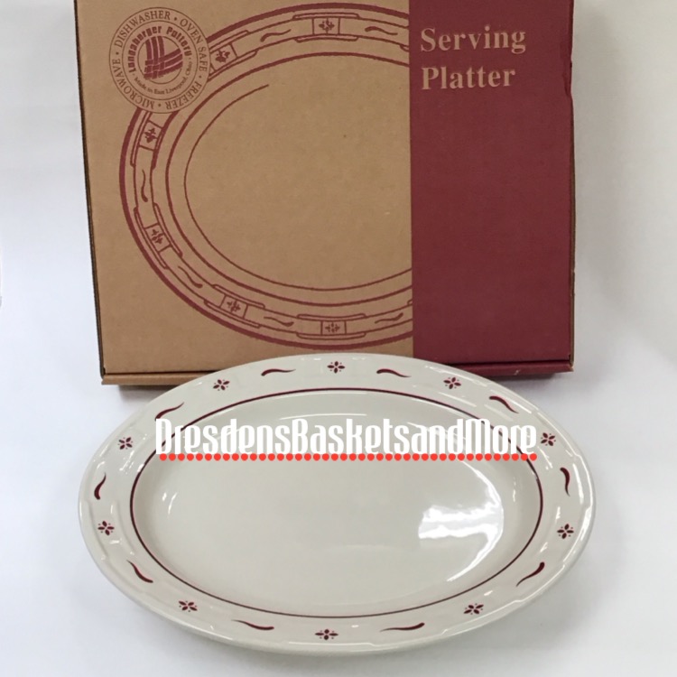 Longaberger Traditional Red Serving Platter*