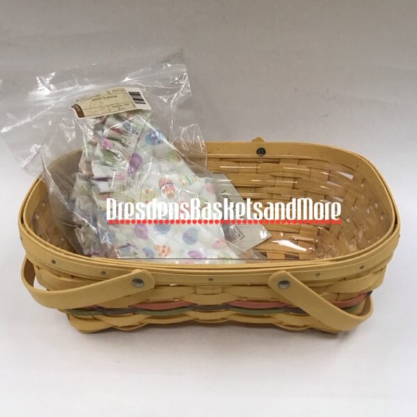 Longaberger 2005 Easter Sunwashed Yellow Basket Combo