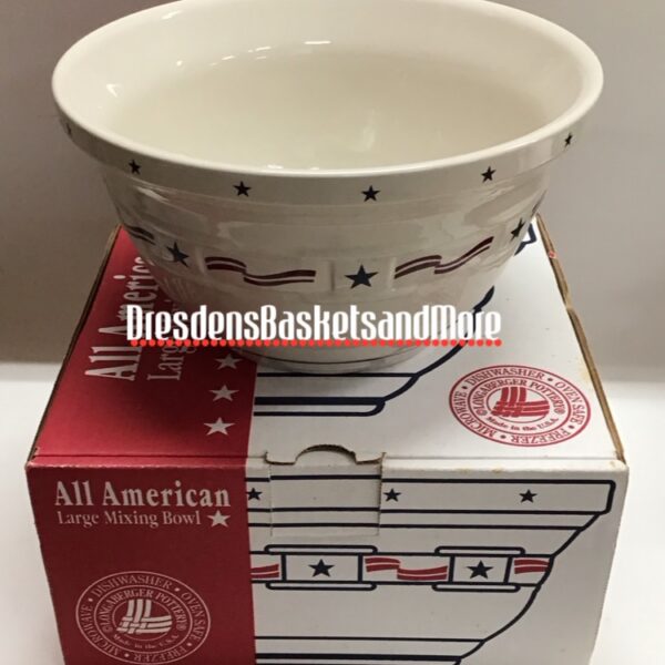 Longaberger All American Large Mixing Bowl NIB