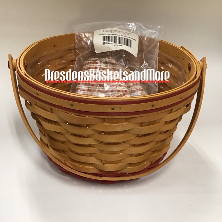 Longaberger 1999 Homestead Basket Combo