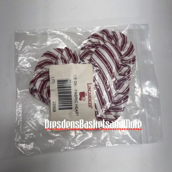 Sweetheart Longaberger Fabric Heart