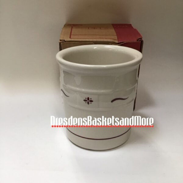 Longaberger Traditional Red 1 Qt Crock NIB