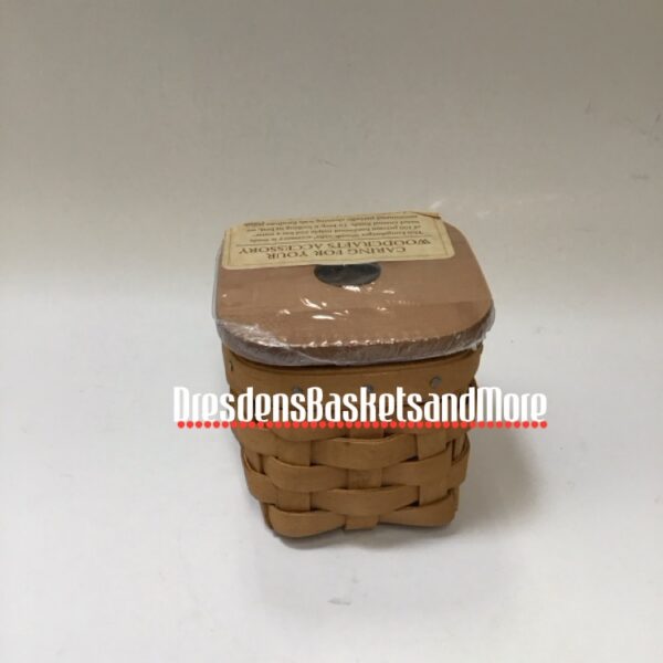 Longaberger 2004 Clip Keeper Basket w/ Protector & Lid